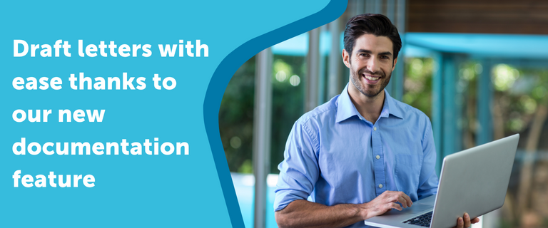 Draft letters with ease thanks to our new documentation feature